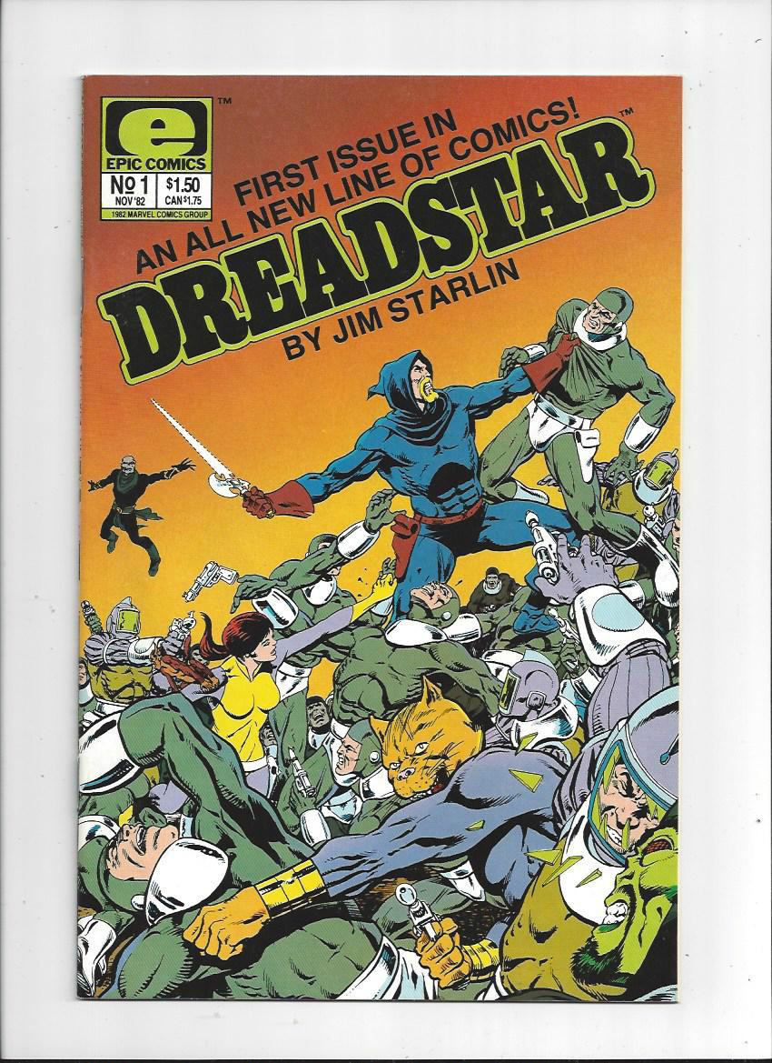 Dreadstar #1/Bronze Age Marvel Comic Book/Jim Starlin/NM