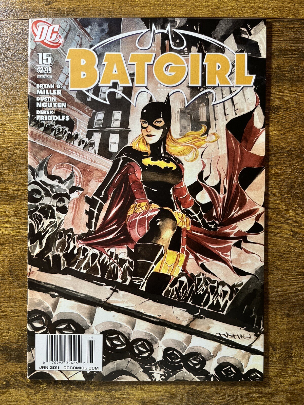 BATGIRL 15 GORGEOUS DUSTIN NGUYEN COVER BRYAN MILLER STORY DC COMICS 2011
