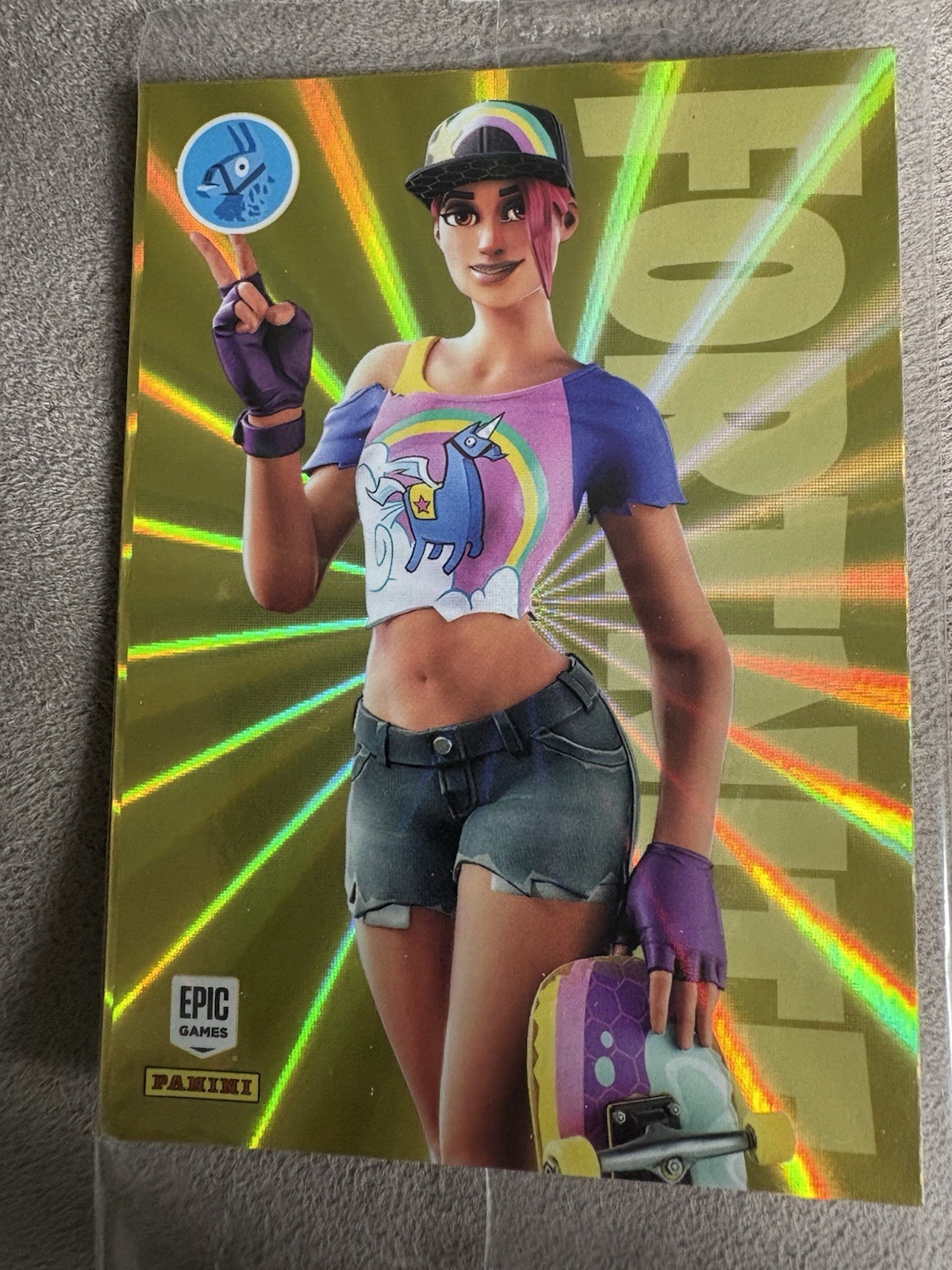 Fortnite Panini 2021 Panini Fortnite Series 3 Beach Bomber #30 Laser NEW