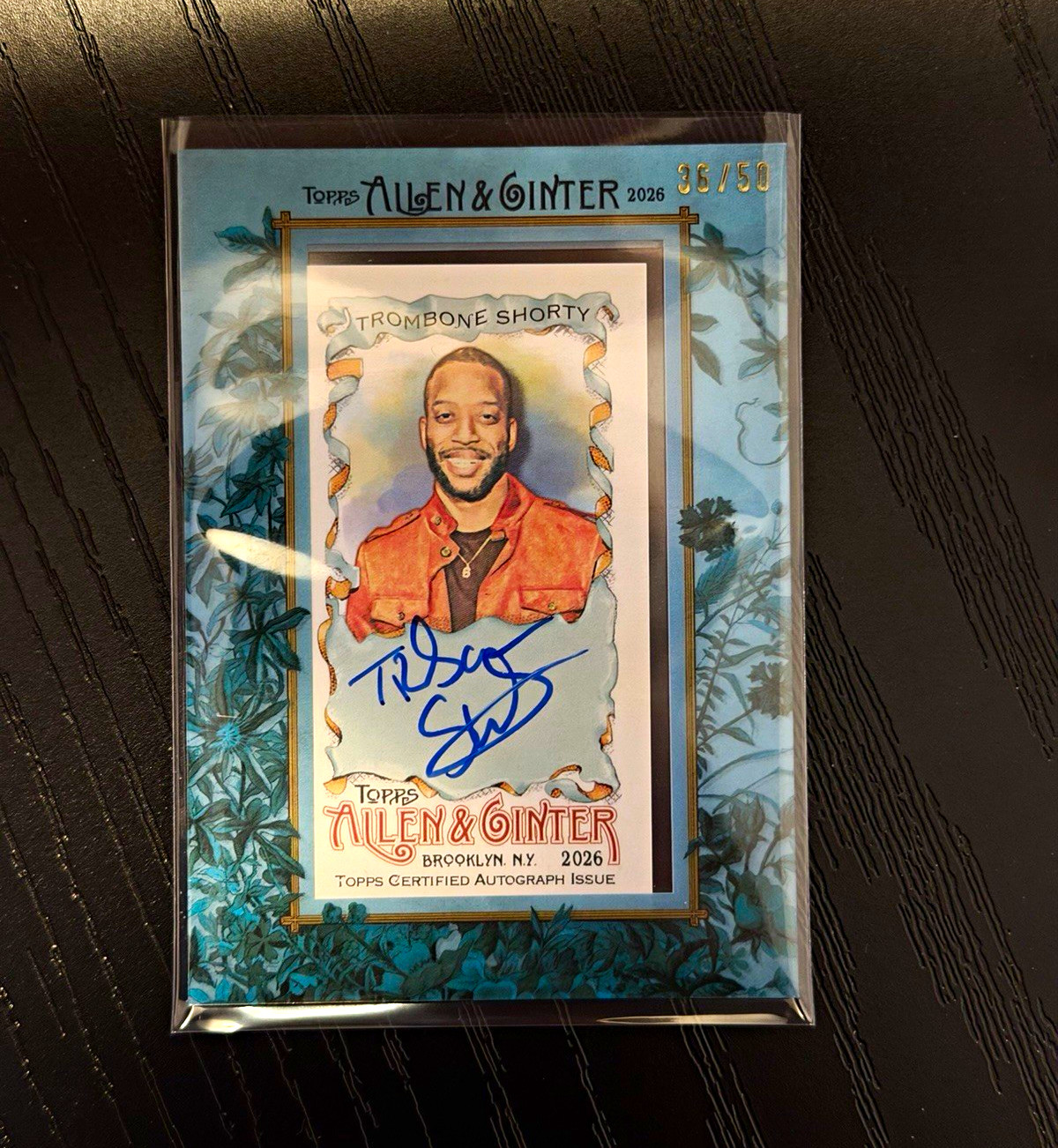 Topps Allen & Ginter 2026 Trombone Shorty Star Auto MA-TRS #/50