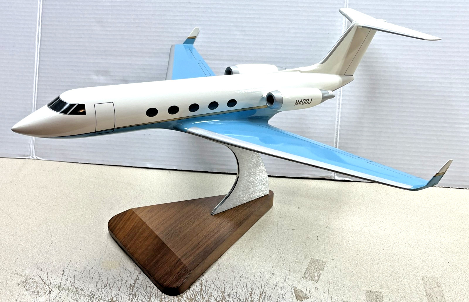 Vintage PacMin Gulfstream III Jet Desk Model Pacific Miniatures J&J 1/48?