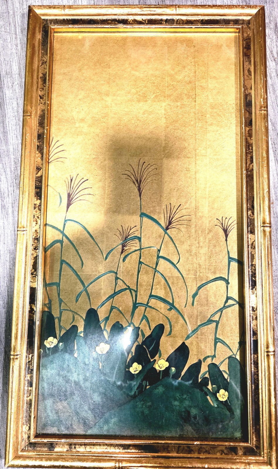 vintage Turner Wall Accessory mid-century Japanese-style botanical or...