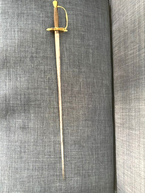 Very Rare nice Pre-Revolutionary British Officer Sword identified as circa 1750