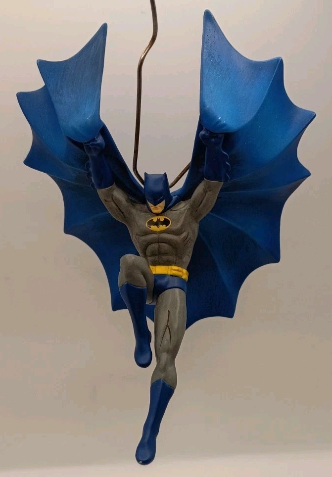 Vtg. Look Hallmark Keepsake Ornament Batman Descending Upon Gotham DC Comics