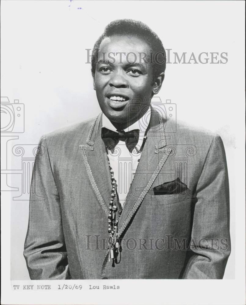 1969 Press Photo Entertainer Lou Rawls - lrp94437