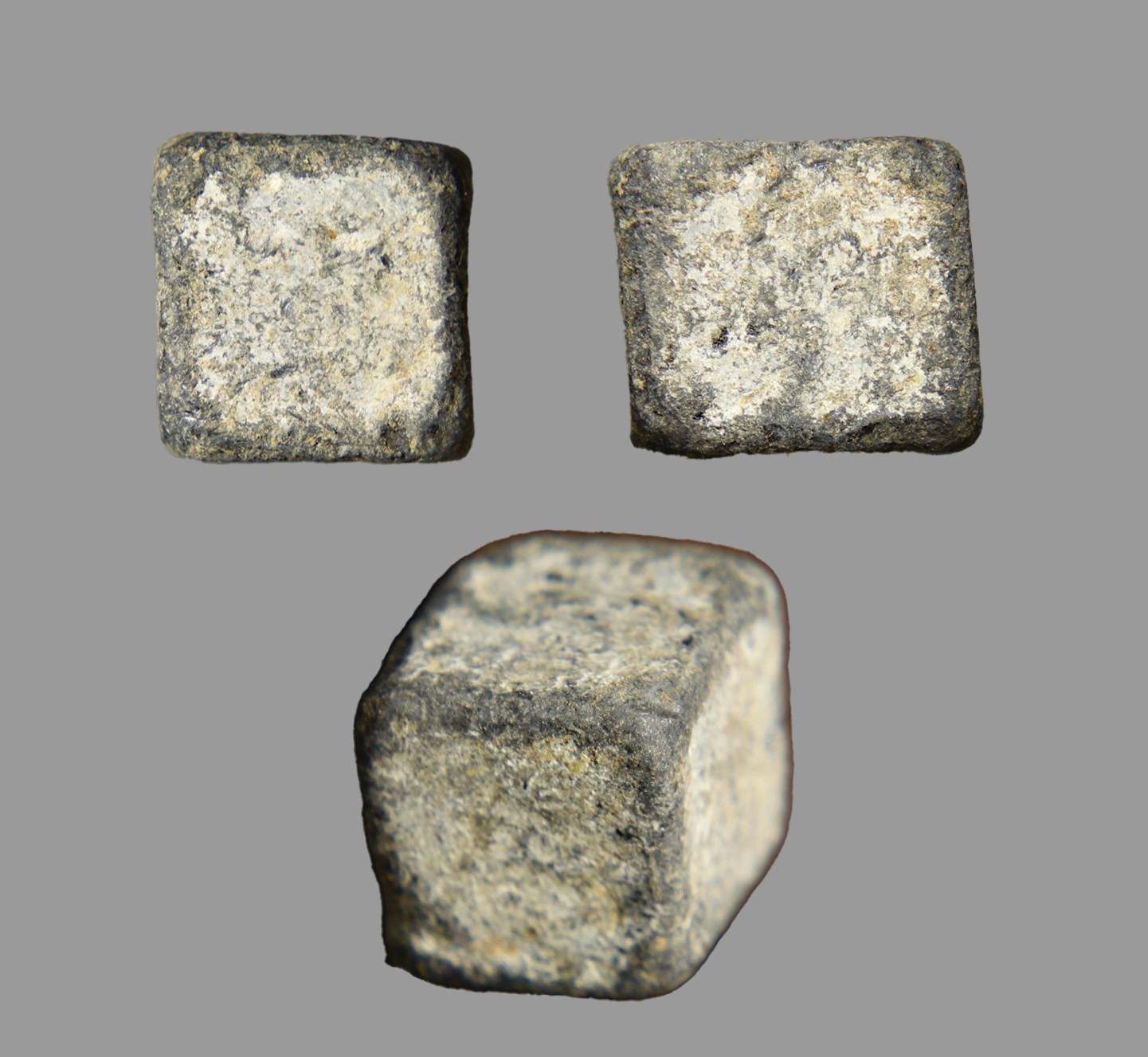 Ancient Roman Byzantine Cubic Lead Coin Weight 4.04g Drachm Standard COA