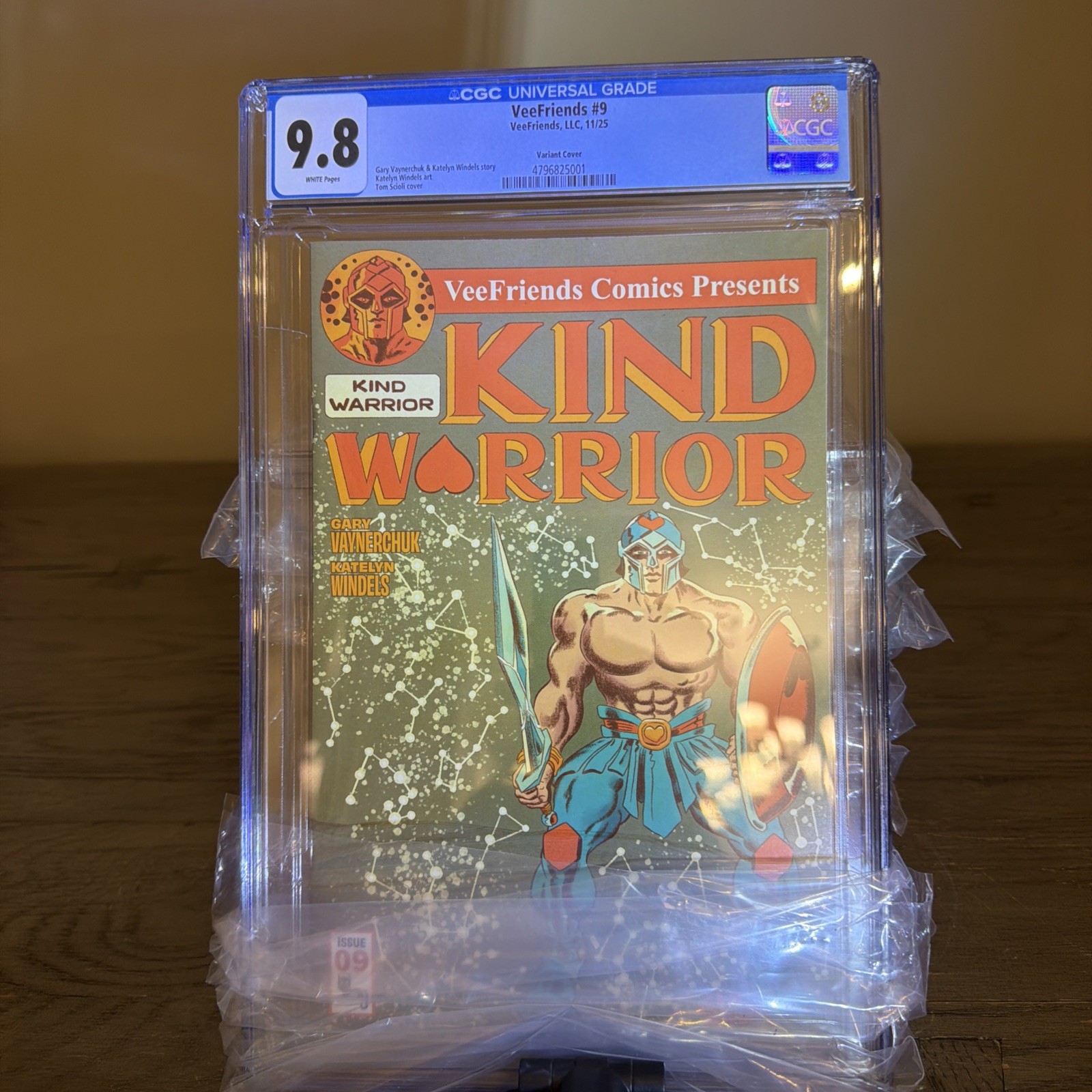 VeeFriends #9 Kind Warrior CGC 9.8 Tom Scioli Variant Gary Vee 2025