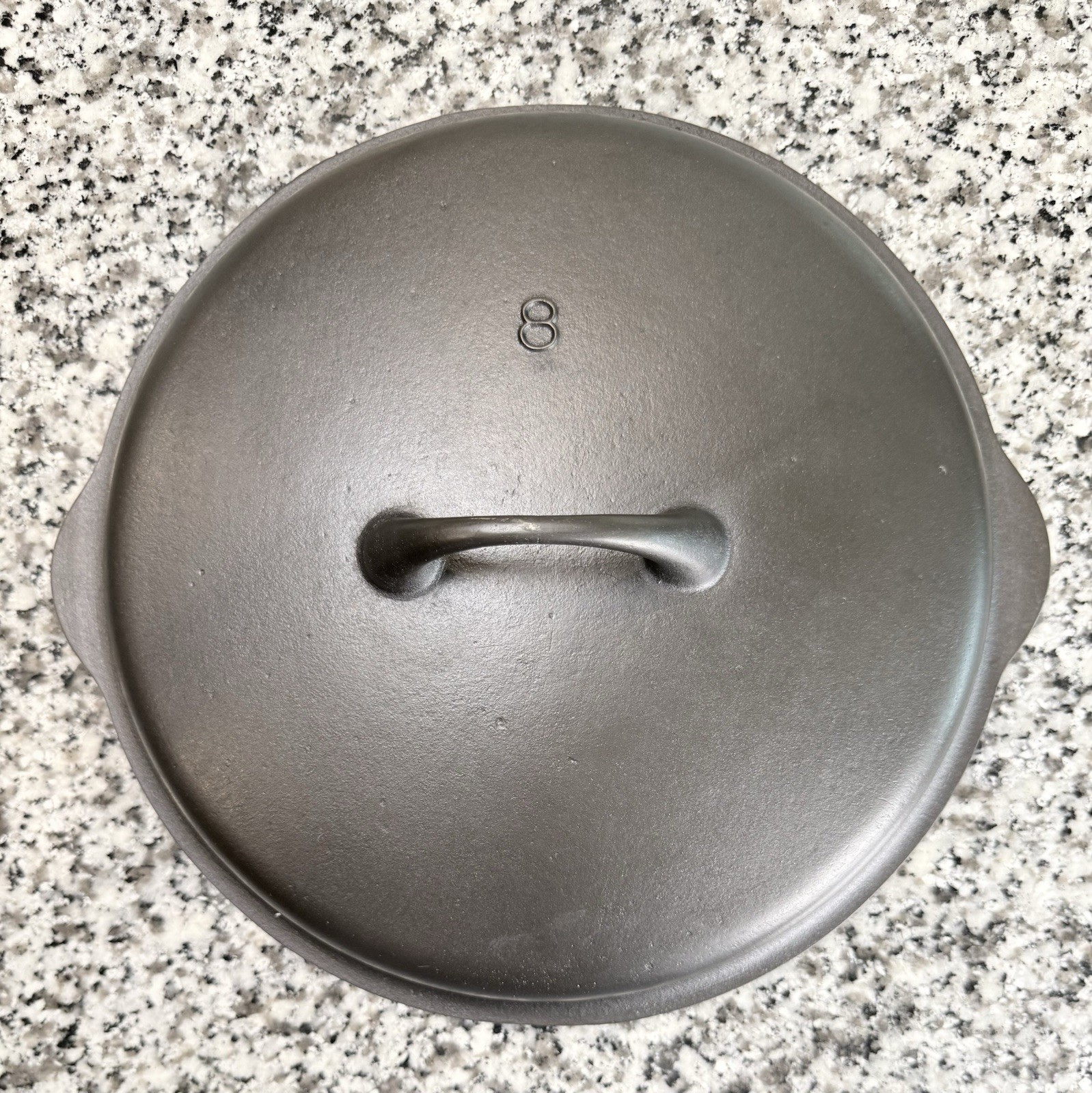 Griswold Iron Mountain #8 Cast Iron Skillet Cover Lid 1035 Mint