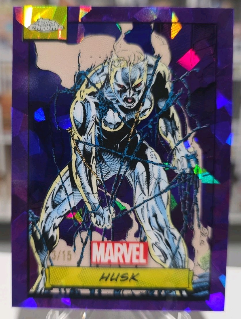 2024 Topps Chrome Sapphire Marvel Husk #110 Purple Sapphire 13/15 