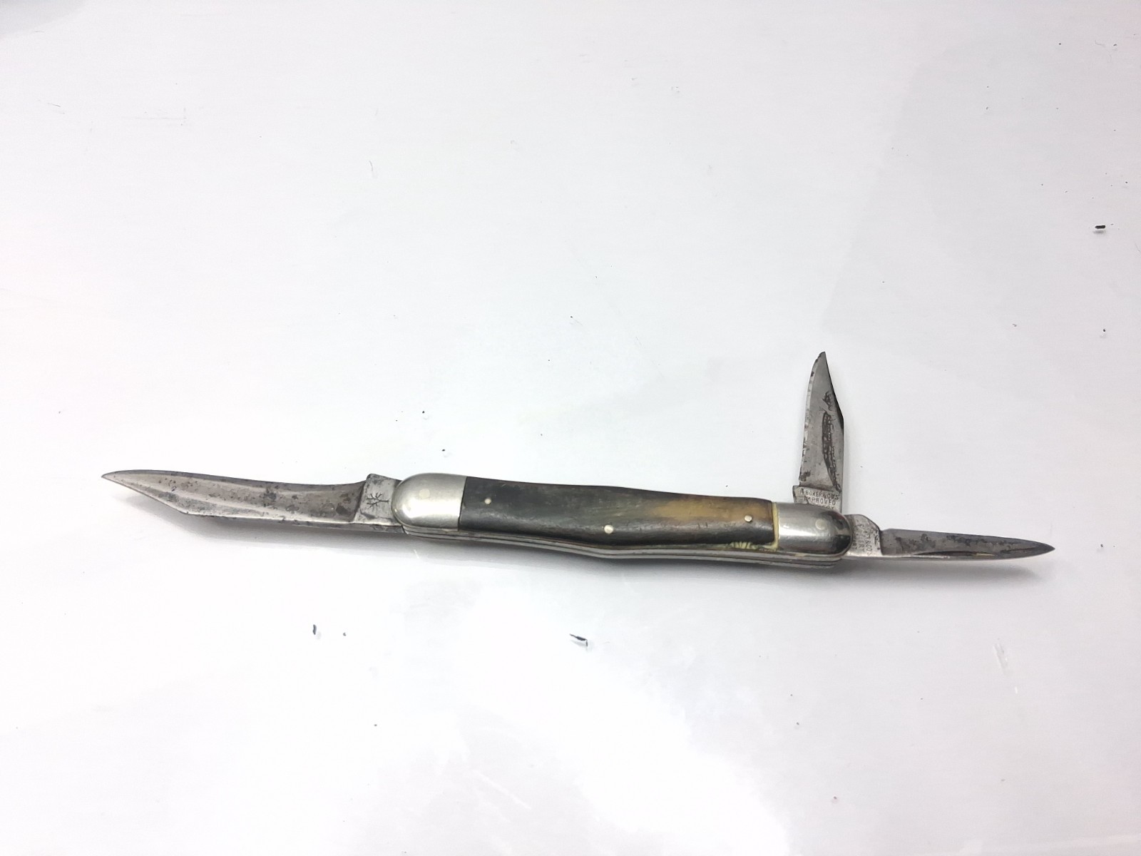 VINTAGE H. BOKER & CO'S IMPROVED CUTLERY GERMANY 3 BLADE FOLDING POCKET KNIFE