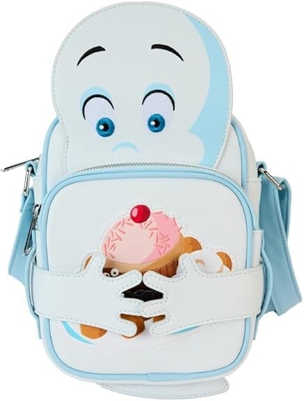 Loungefly Casper The Friendly Ghost Cosplay Mini Crossbody Bag Glows New