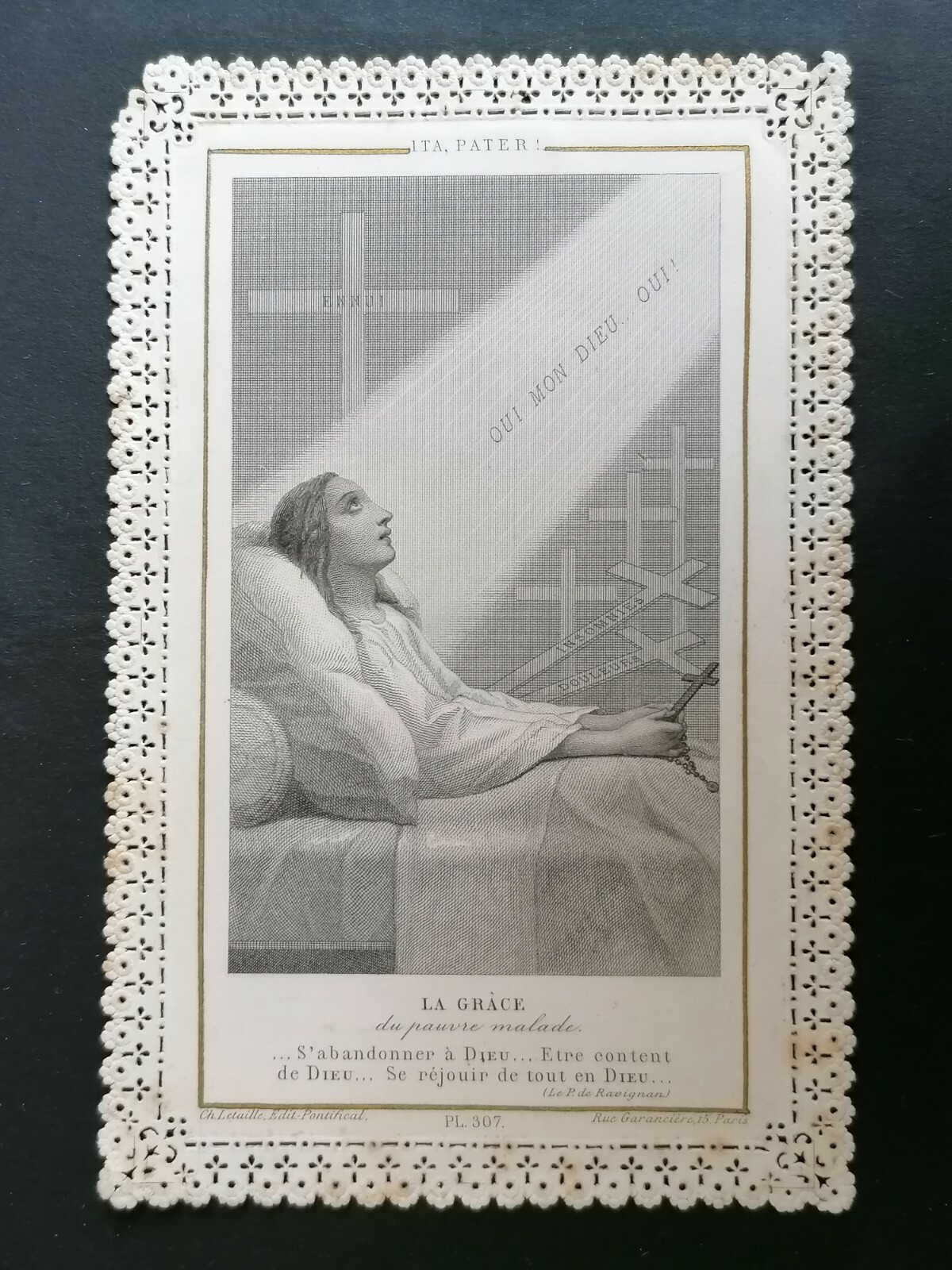  ANTIQUE TRINATO SAINT AS PICTURED