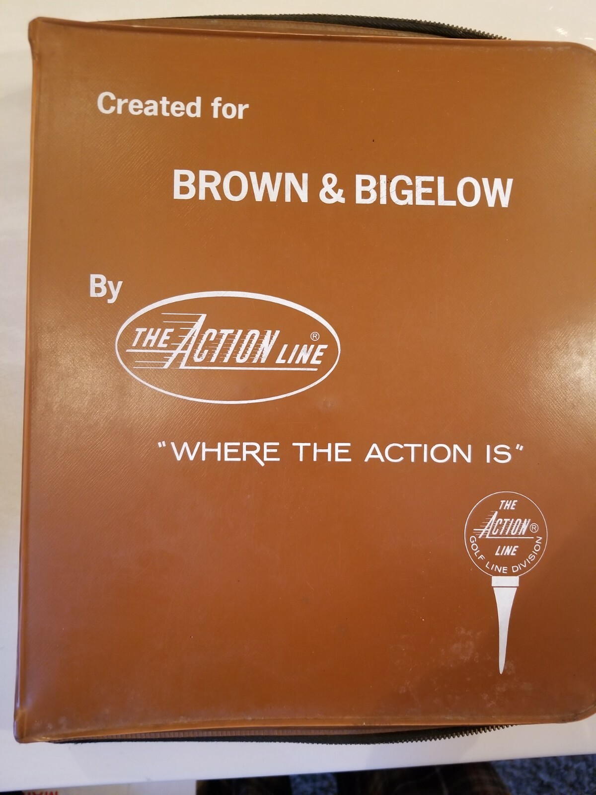 RaRe 1960s The Action Line Brown & Bigelow  Salesman Sample golf advertise book