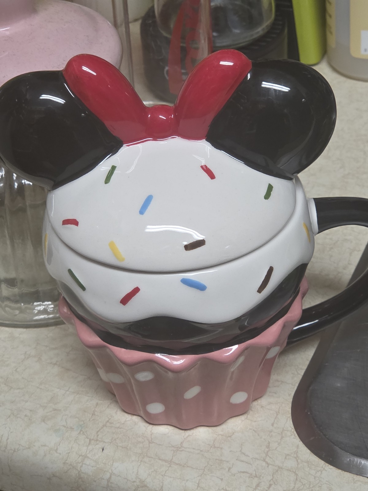 Minnie MOUSE PINK CUPCAKE MUG
