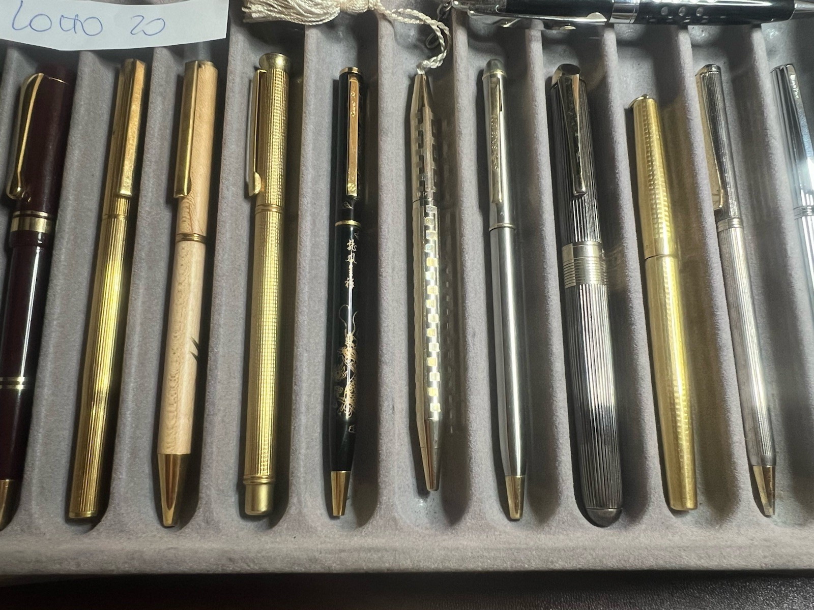 Multicolor Rollerball Pens Set - 12 Vintage 1960/70 Whole Collection