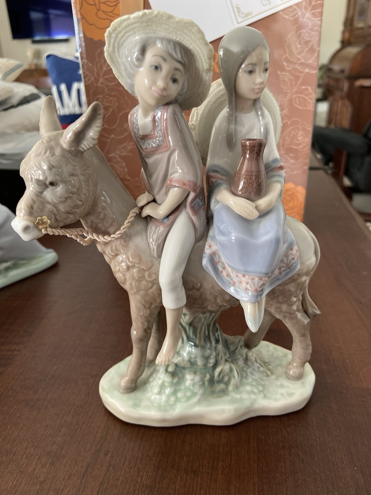 Lladro 5354 Ride in the Country, Retired Mint Condition, No Box