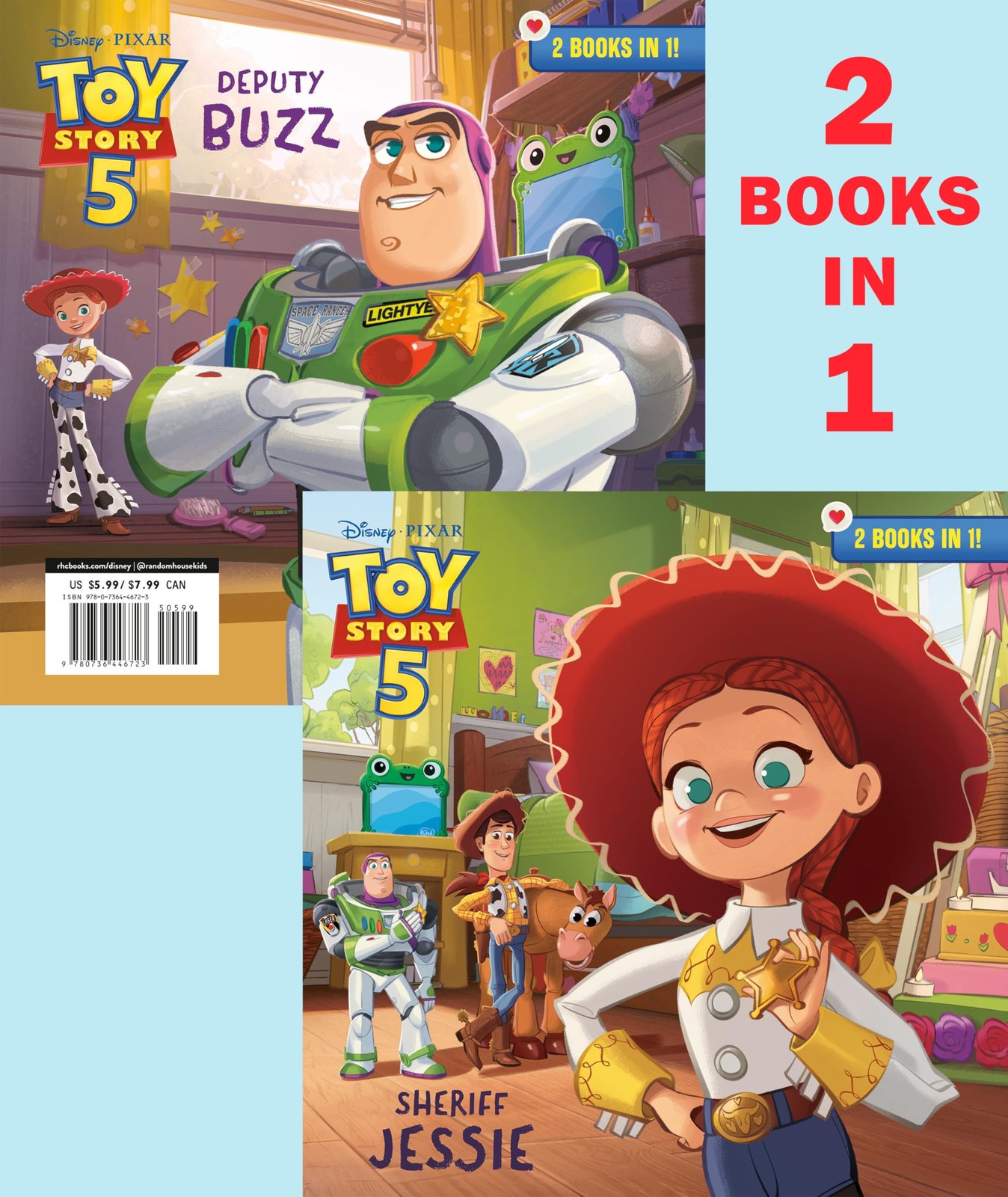 Sheriff Jessie/Deputy Buzz (Disney/Pixar Toy Story 5) (Pictureback)