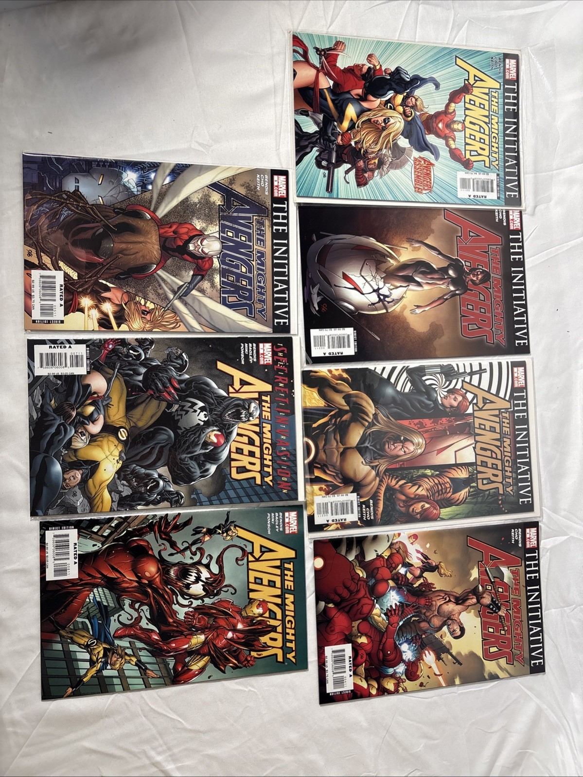The Mighty Avengers Lot Of 7 Comics