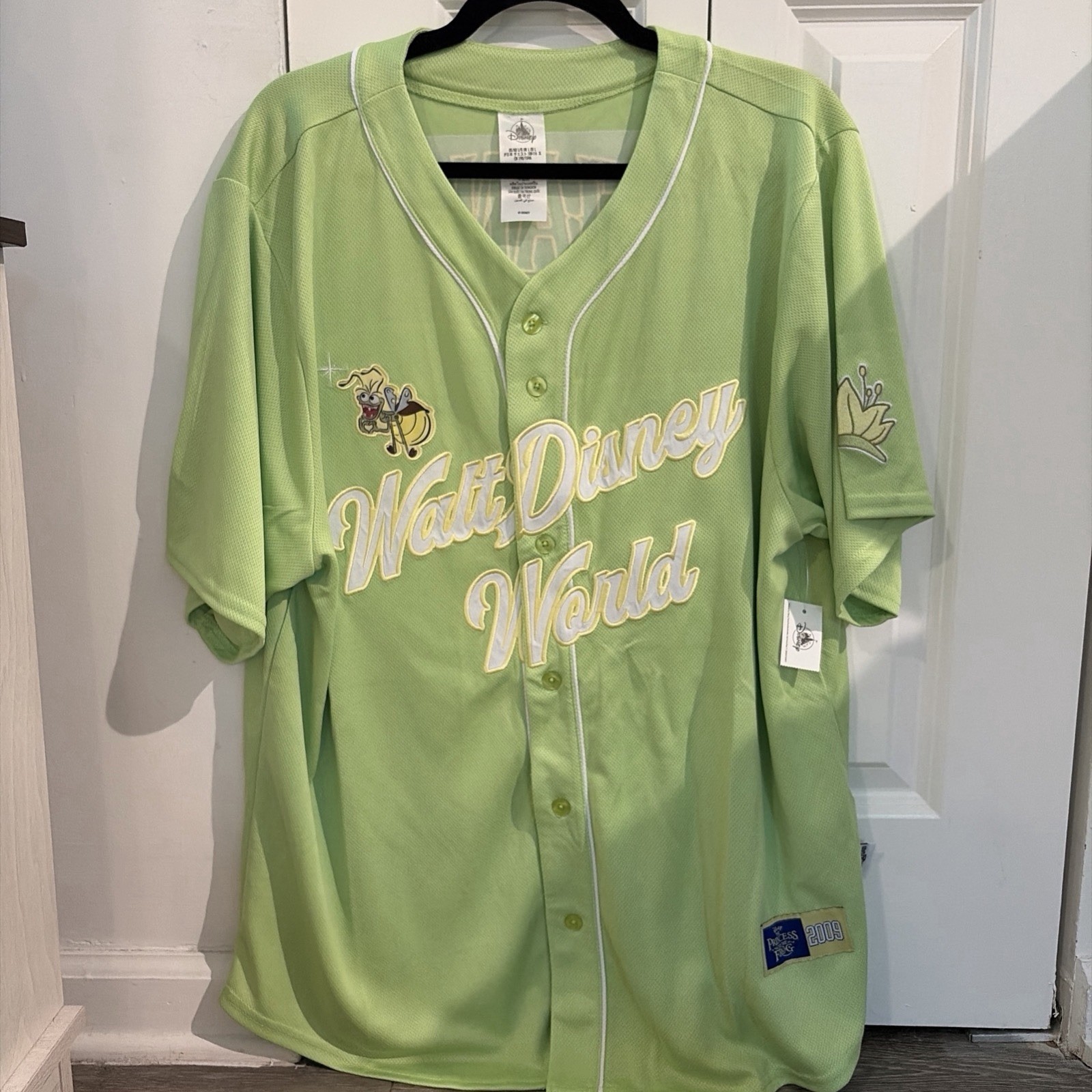 Disney Parks WDW  Princess Tiana Baseball Jersey – Size Large (NWT)