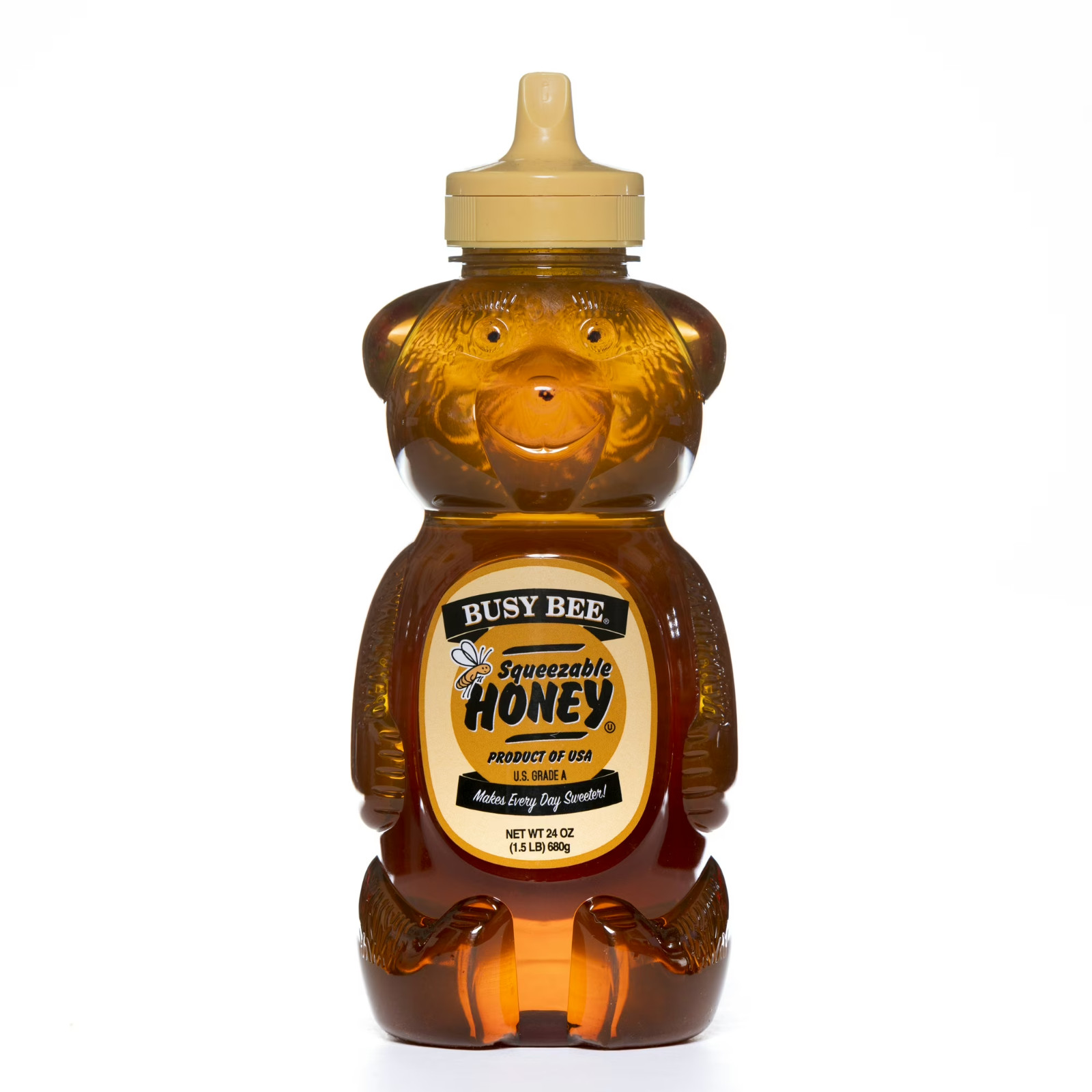 Bee Harmony, US Clover Honey, 12 oz Glass Jar, No Allergens