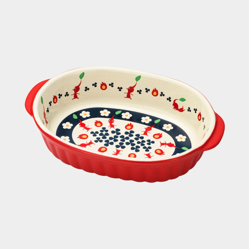 Pikmin Red Pikmin Gratin Dish Oven Safe Ceramic Bowl Nintendo TOKYO Japan