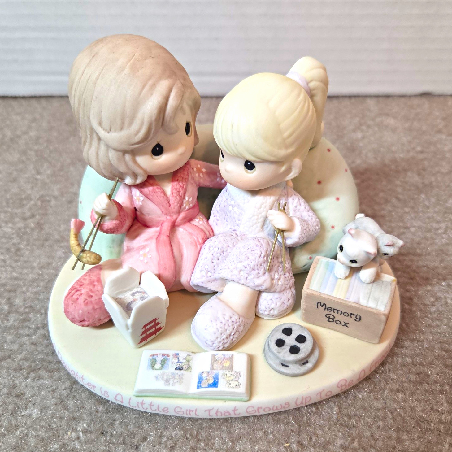 Precious Moments Porcelain “A Daughter…Friend” Limited Ed Signed Kelli 2013