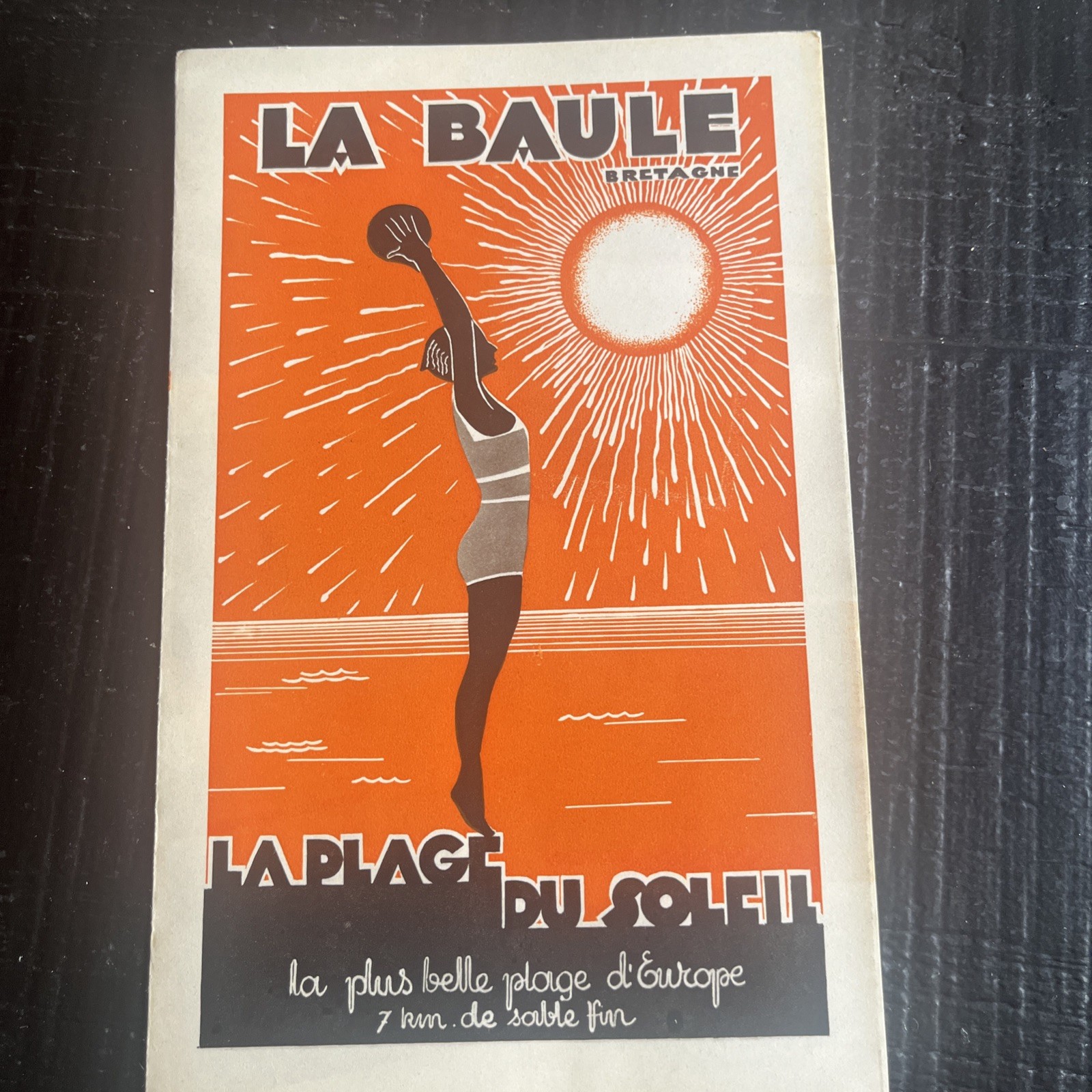 Vintage La Baule Bretagne L'Hotel  Royal Brochure Brochure