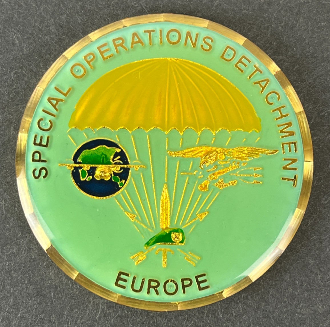 Joint Special Operations Detachment Europe Commanders Challenge Coin SF Seals &