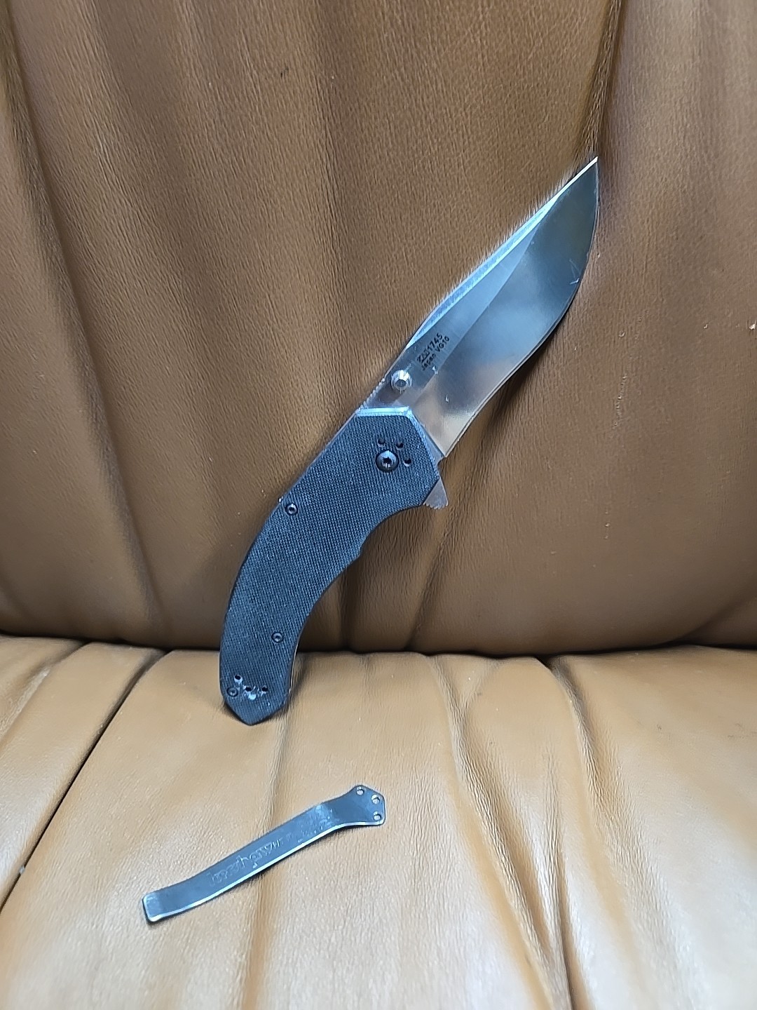 Vintage Kershaw Lahar 1750 Pocket Knife Liner Lock Plain Edge VG 10 Japan - 