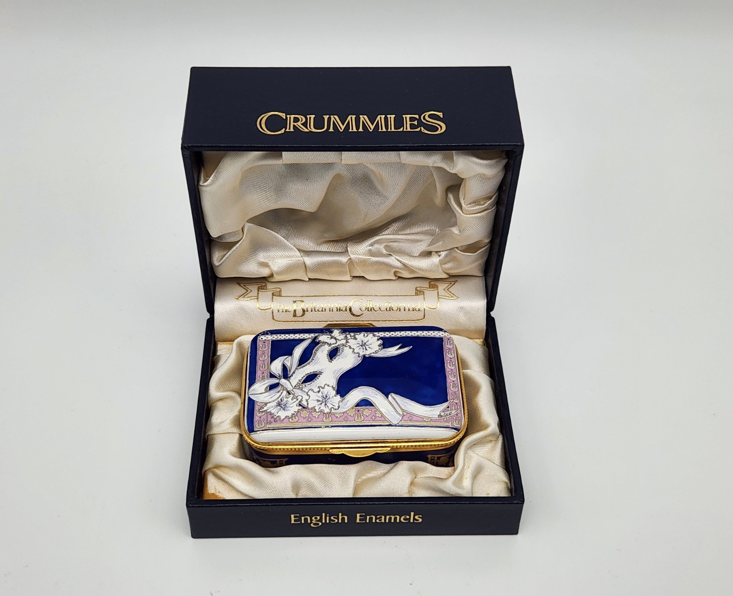 Crummles & Co. English Enamels 'Opera Pacific Masked Ball' Trinket Box #3 of 50