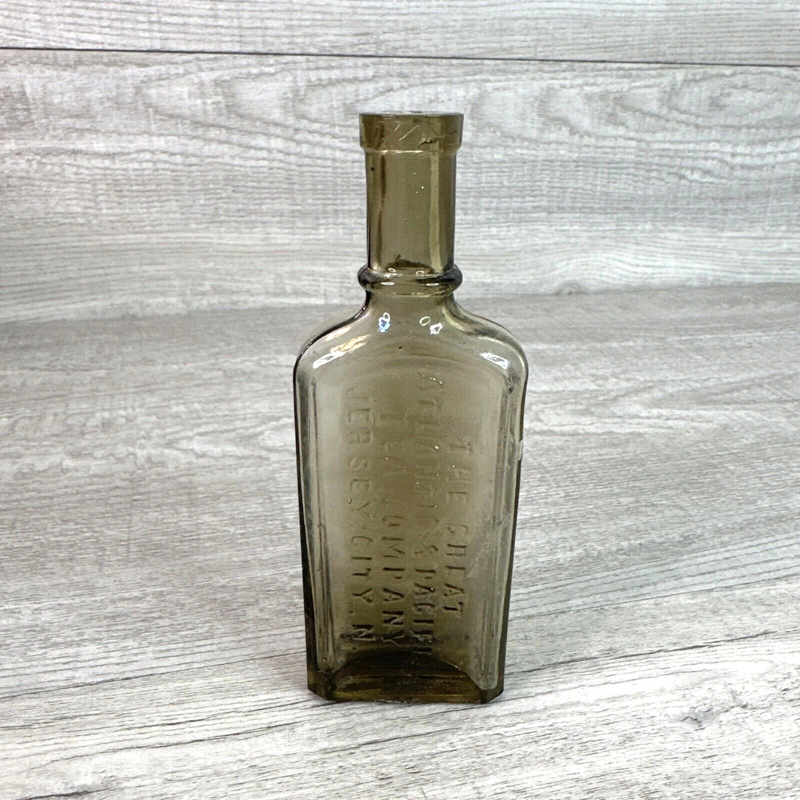 Vintage The Great Atlantic & Pacific Tea Co NJ A&P Extract Bottle Amber