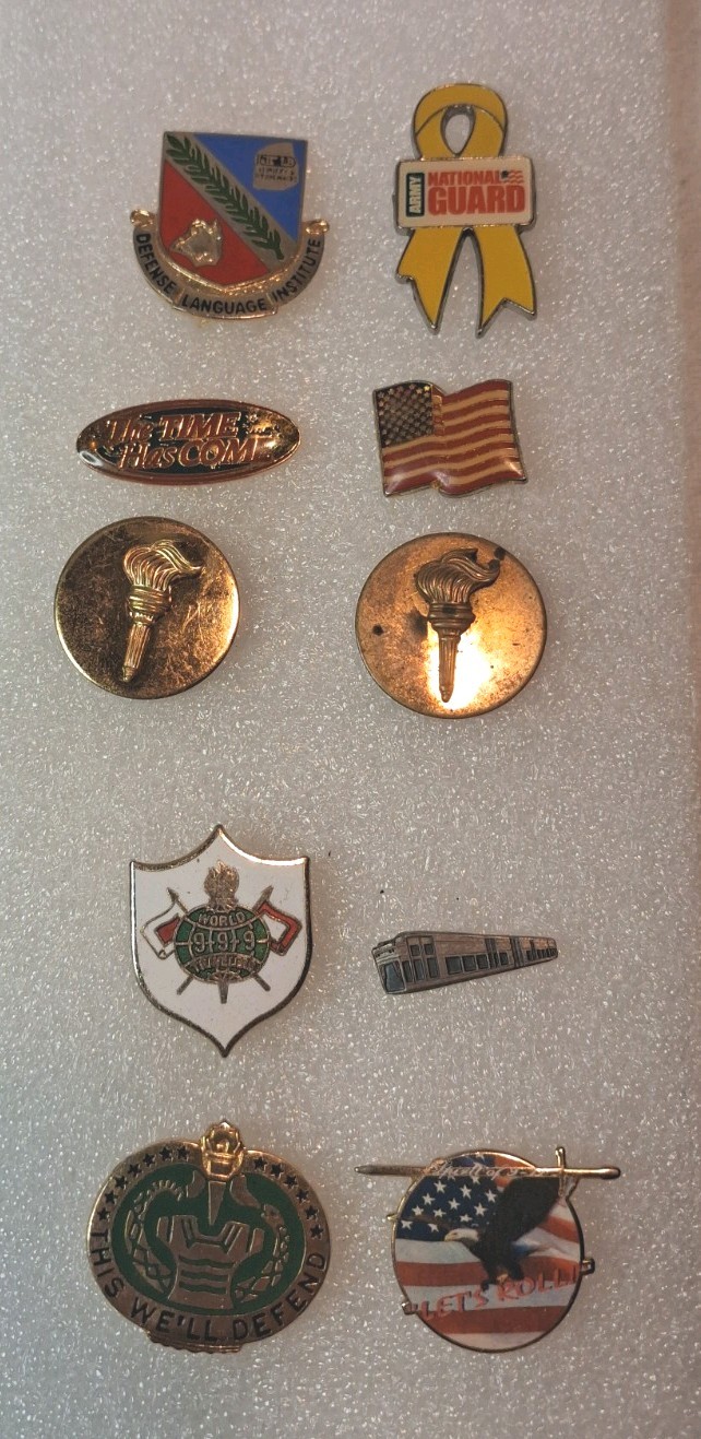  Vintage assortment of  PINS &  MISC. Lot of 10
