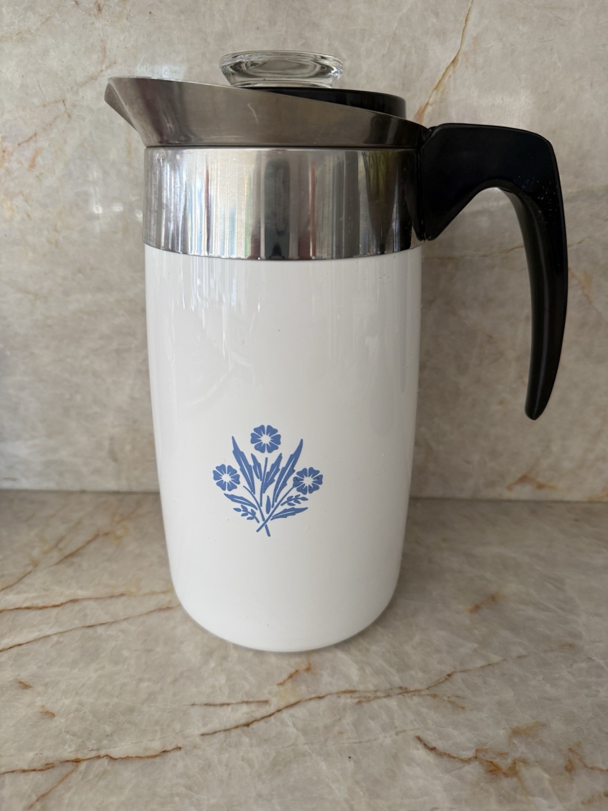Vintage Corning Ware P-80-EP 10 Cup  (No Cord) Blue Cornflower
