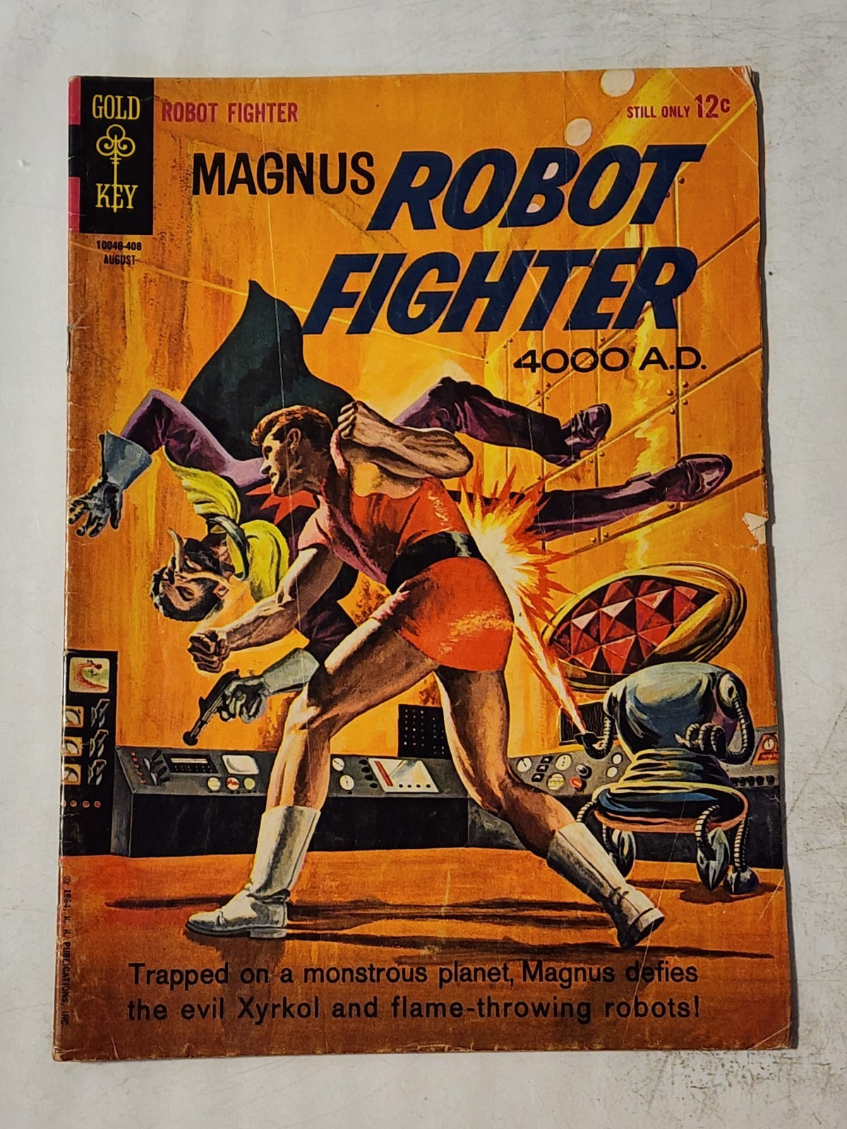 Magnus Robot Fighter #7 1964 Western Publishing Power of the One Thousand
