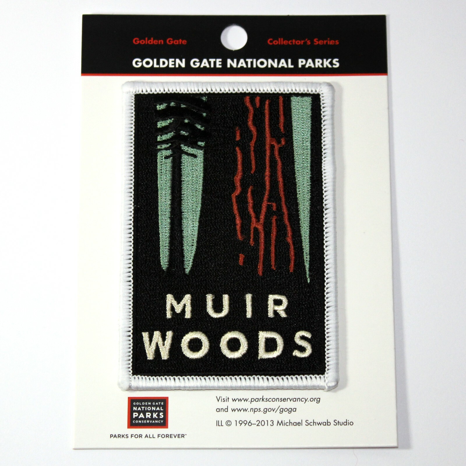 Official Muir Woods National Monument Souvenir Patch California Park Redwoods