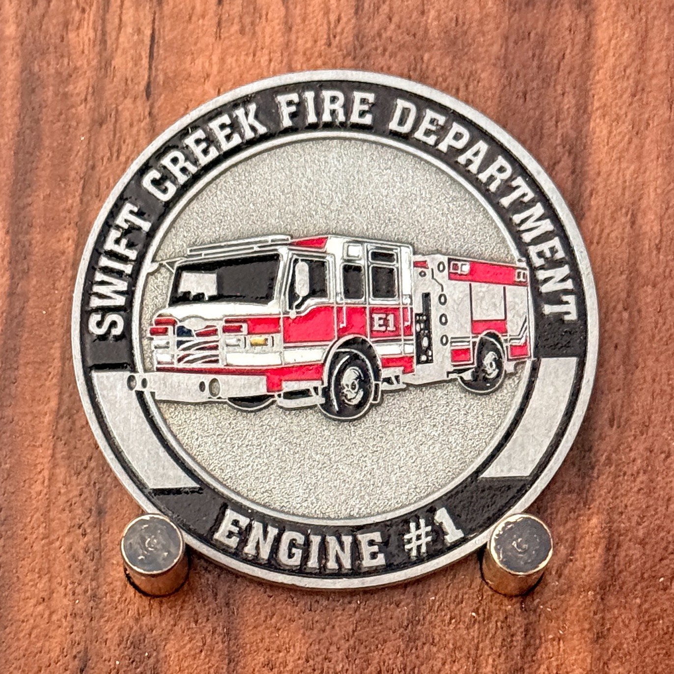 Swift Creek Fire Dept Engine 1 North Carolina Challenge Coin  W#23