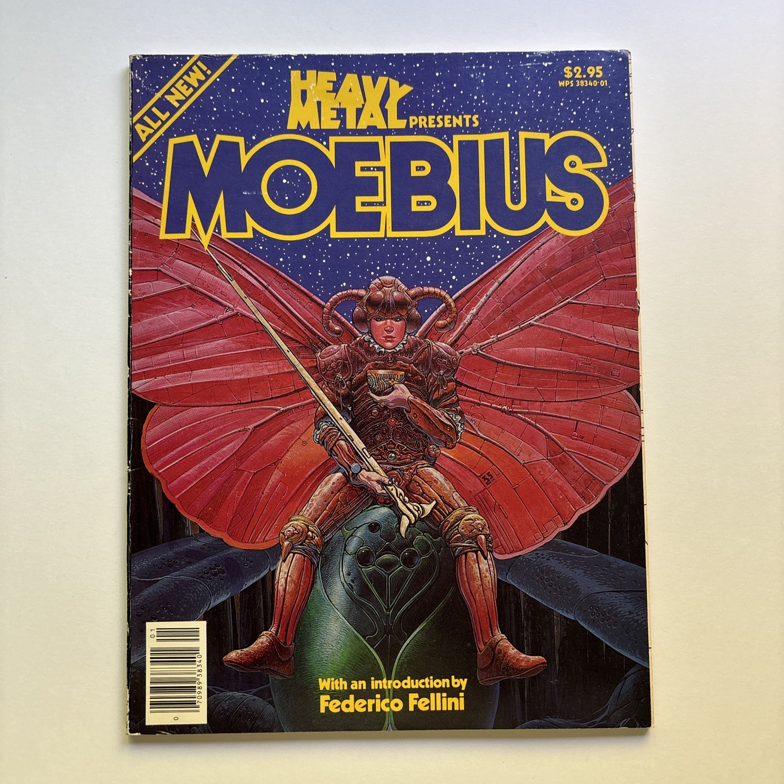 Heavy Metal Presents Moebius (1981) Fellini Euro Comics Rare TPB