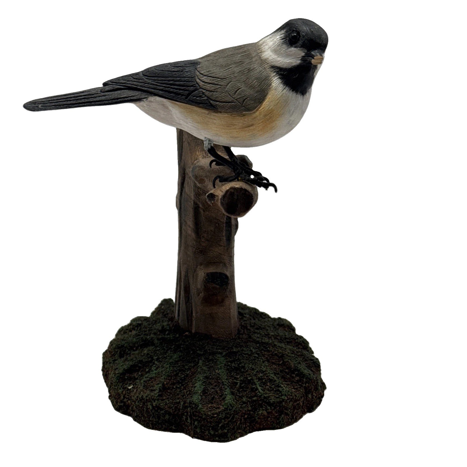 Wild Backyard Birds Chickadee Hand Carved Collection - READ