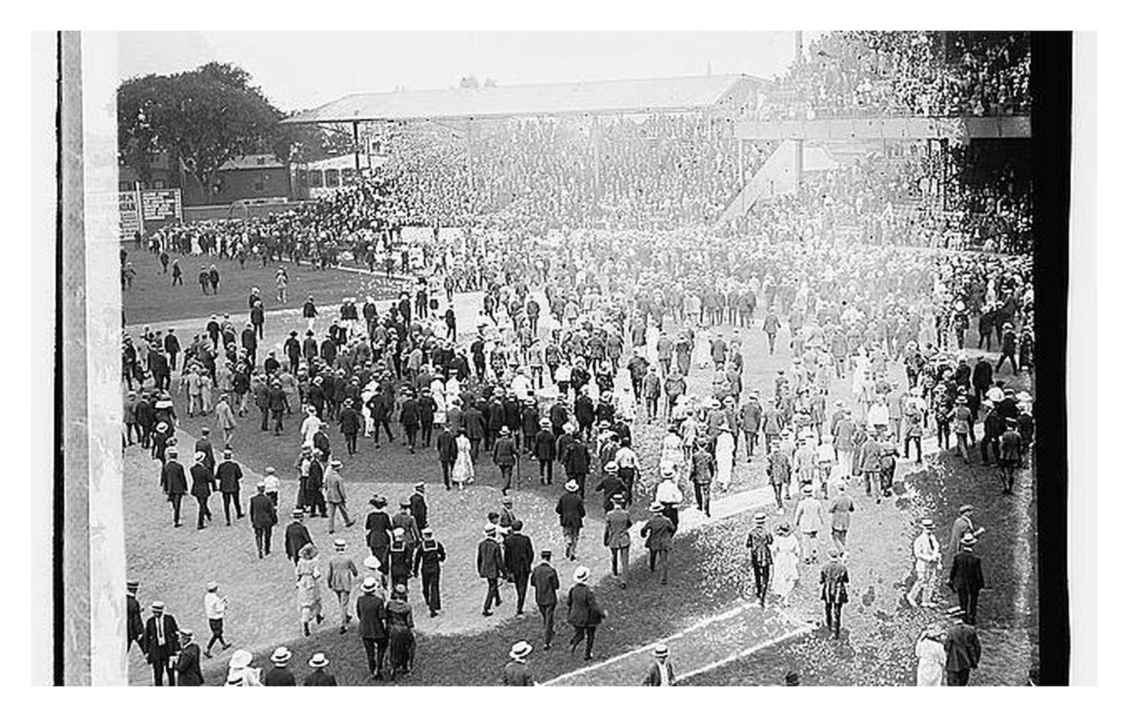 Washington Ball Park Crowd Standard Postcard