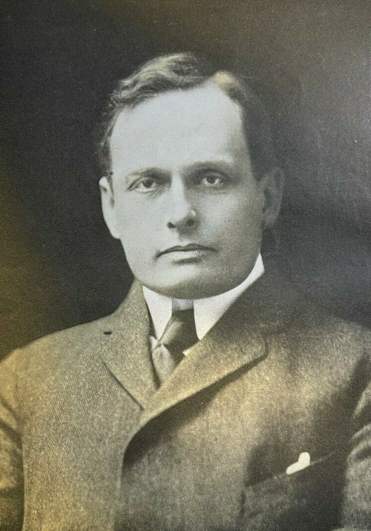 1908 Vintage Magazine Illustration Harry A. Garfield President Williams College
