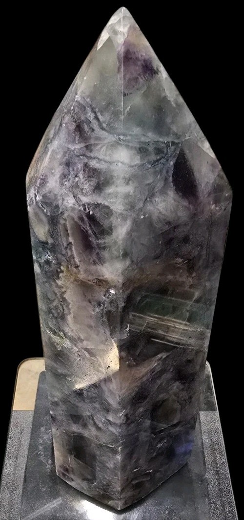 Over 7 Lbs. Rainbow Fluorite Tower Point Obelisk Over 3.2 KG. Ships Out Of USA