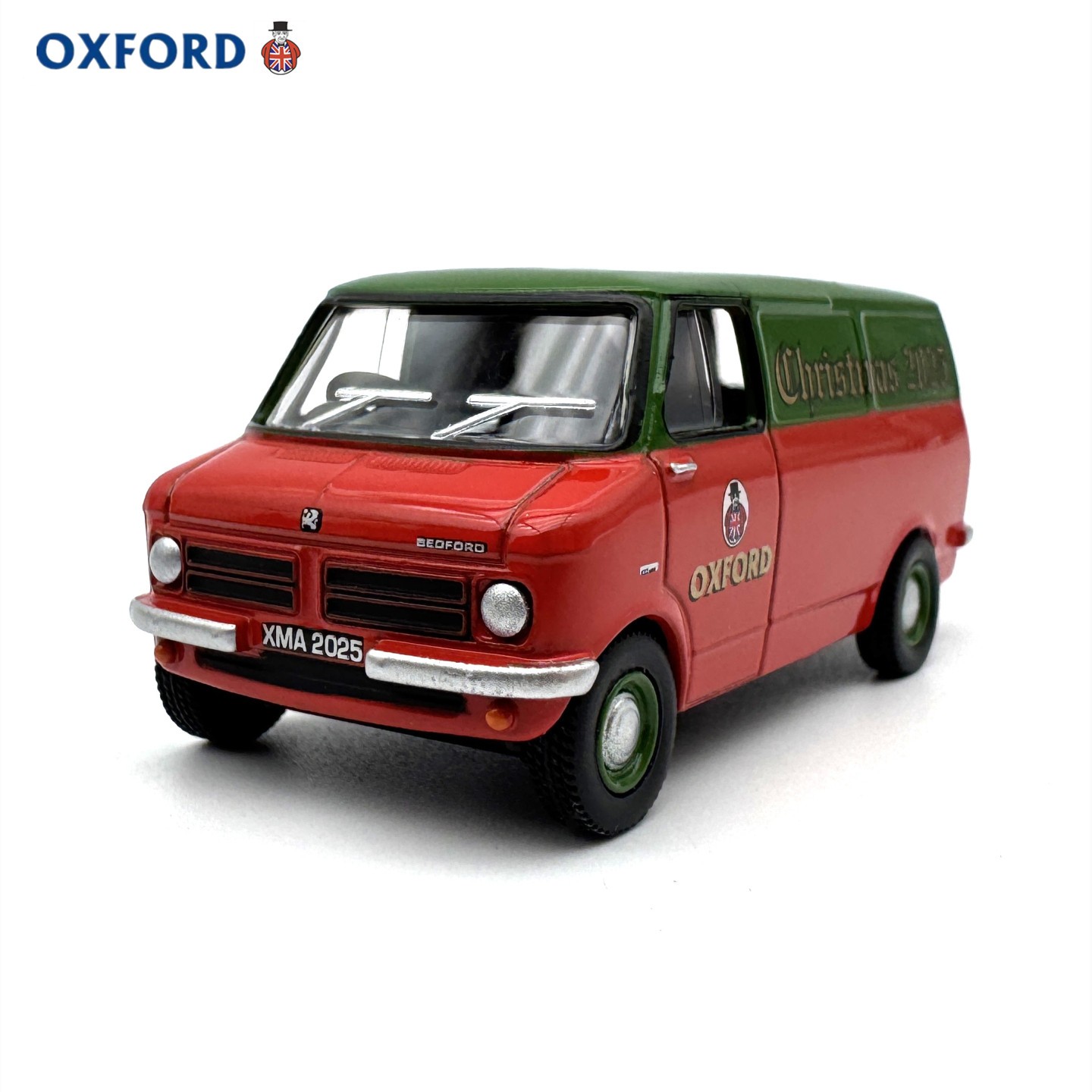 1/76 Scale CF Camper Van Christmas Edition Diecast Model, Alloy Collectible