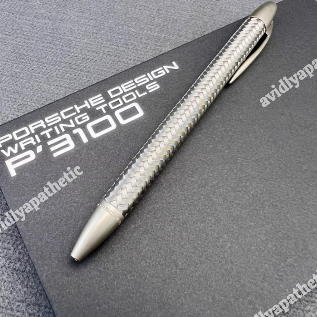 Porsche Design Tec Flex P3100 Braided Weave Ballpoint Pen Collectors Gift New