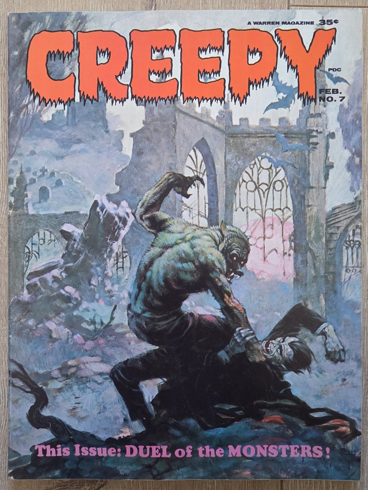 CREEPY #7  (Warren Publishing February 1966) Cover Frazetta, Good-Very Good