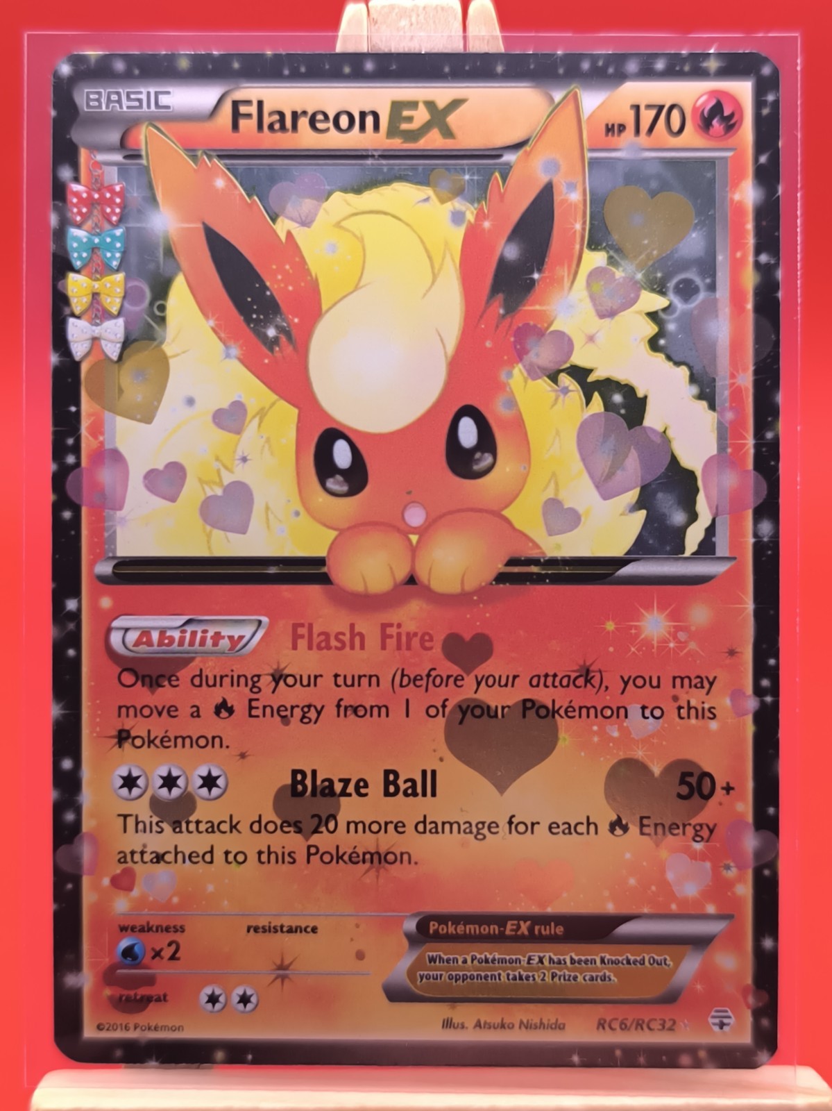 Flareon EX RC6/RC32 Generations Ultra Rare Holo Pokemon Card