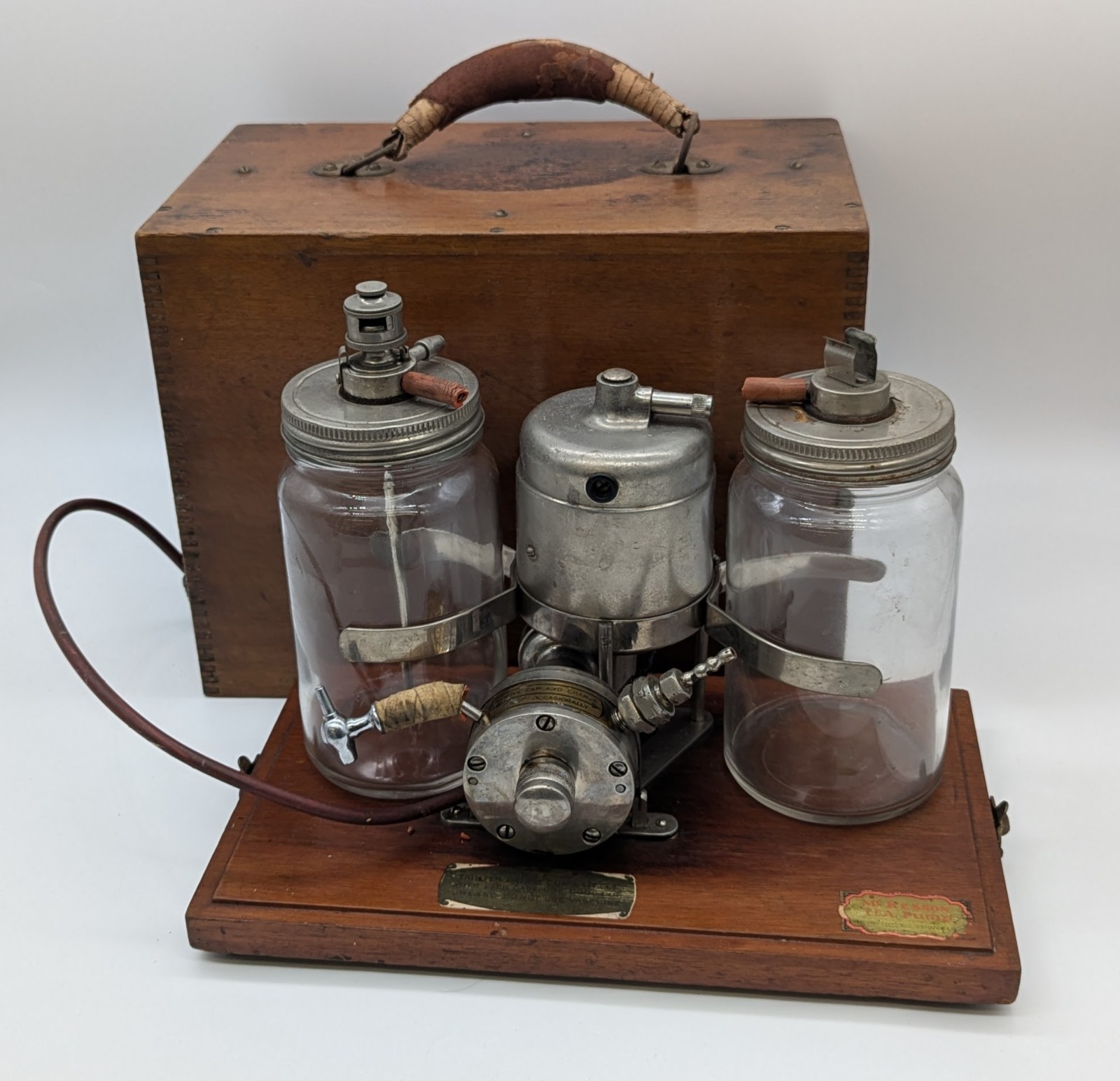 McKesson T&A Pump Toledo Technical Appliance Co Antique Medical Anesthesia