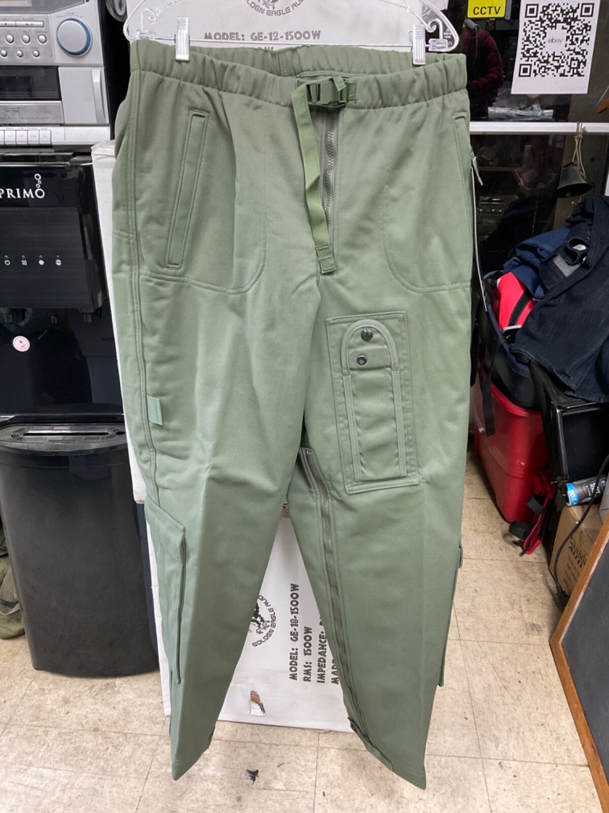 ELEMENTS PANT - CWAS W/ BATTLESHIELD X FABRIC (FR) - Green/Large-Short