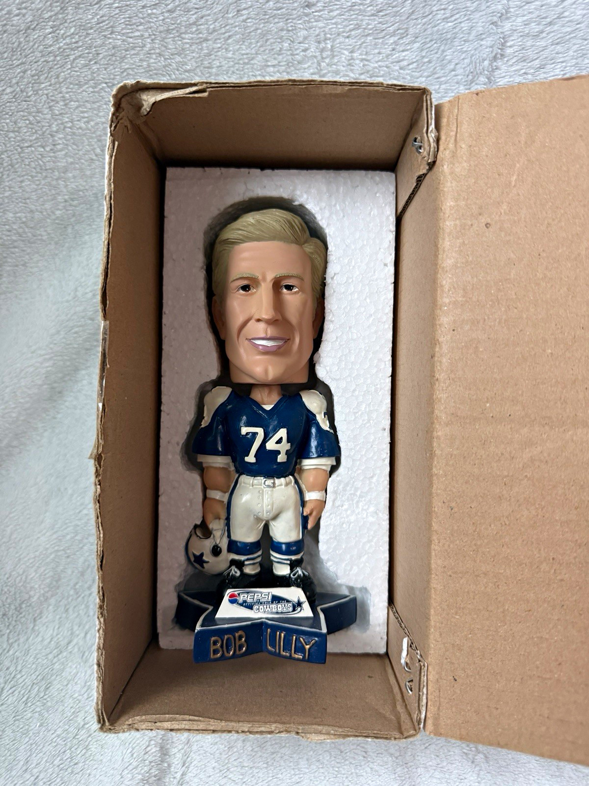 Genesco Bob Lilly Dallas Cowboys Bobblehead 2001 The Original Cowboy #1/6