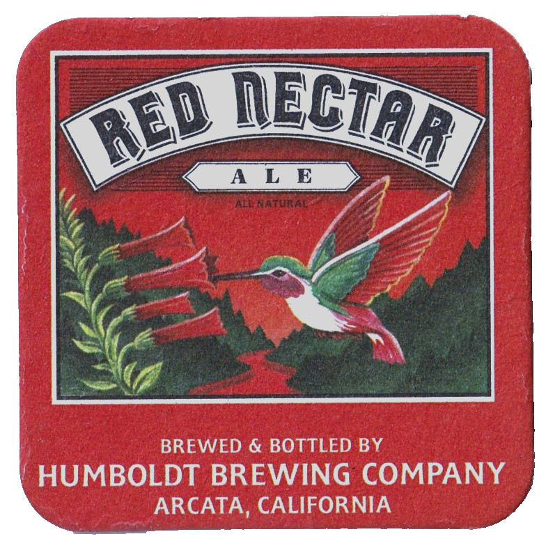 Humboldt Brewing Co Red Nectar Ale  Beer Coaster Arcata CA