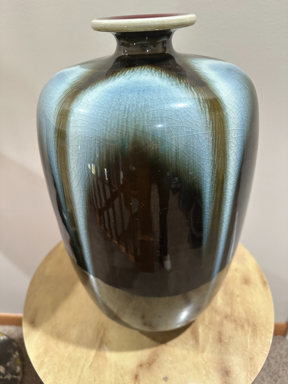 CHINESE CONTEMPORERY STUDIO PORCELAIN VASE MUSEUM QUALITY FROM JINGDEZHEN CHINA